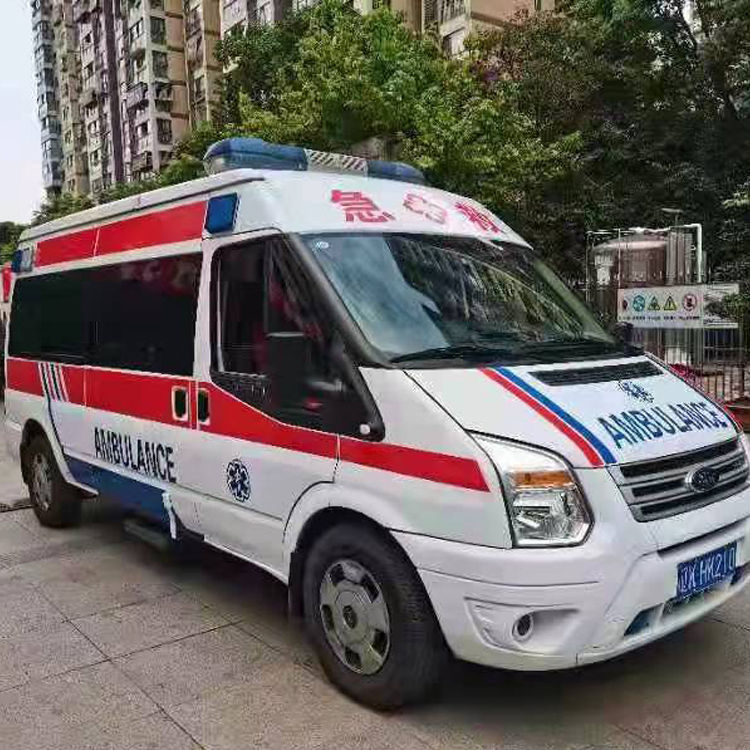 莱城长途救护车护送病人返乡